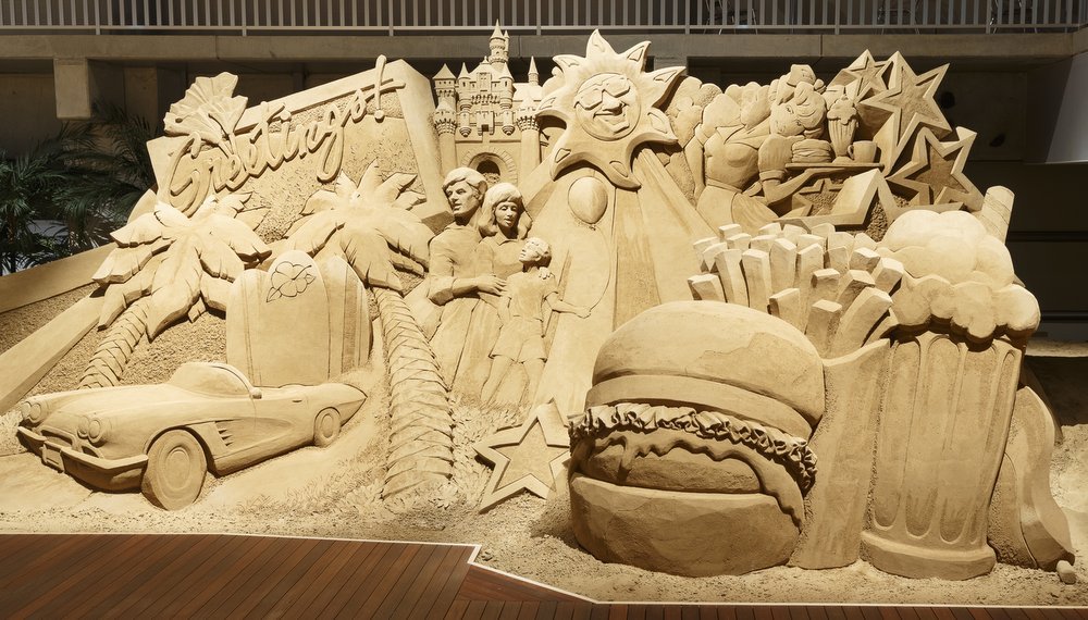 砂の美術館第1期作品画像 アメリカンライフ