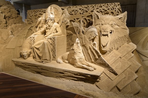 砂の美術館第11期作品画像 北欧神話
