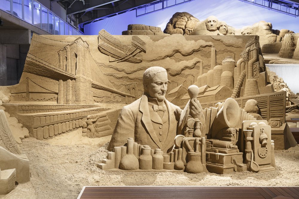 砂の美術館第1期作品画像 発明と工業の発展