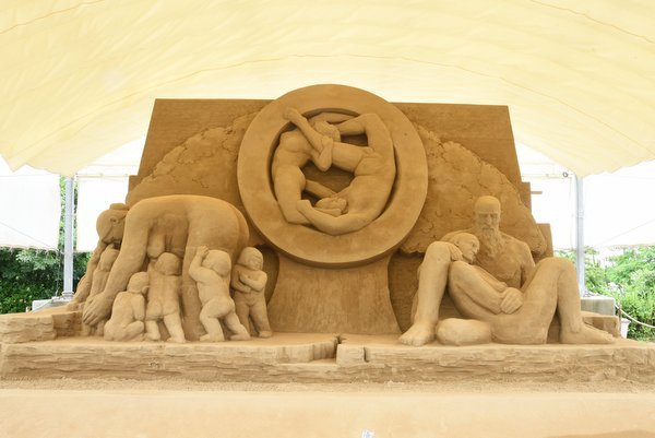 砂の美術館第11期作品画像 福祉国家"北欧"