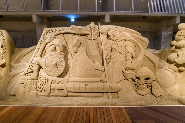 砂の美術館第11期作品画像 ヴァイキング