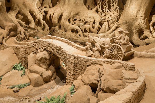 砂の美術館第11期作品画像 トロルと北欧の森