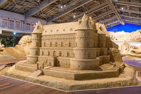 砂の美術館第11期作品画像 イーエスコウ城（デンマーク）